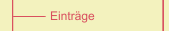 Einträge